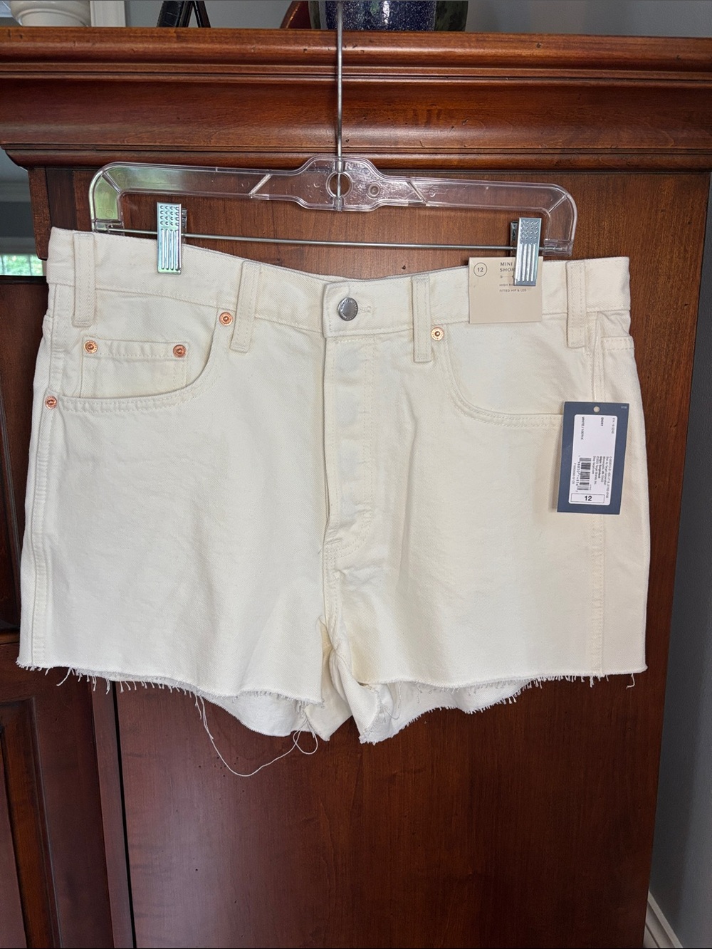 Universal Thread High Rise Mini Cut Off Denim Shorts